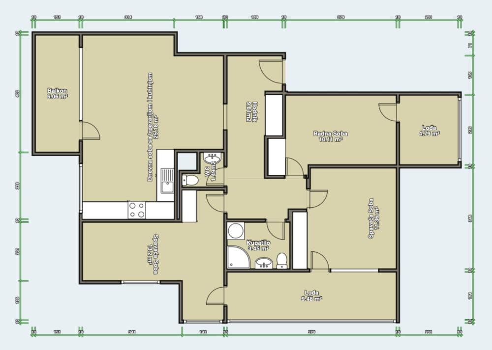 Slika 0 - Troiposoban stan na prodaju, 95m2, 145.000€